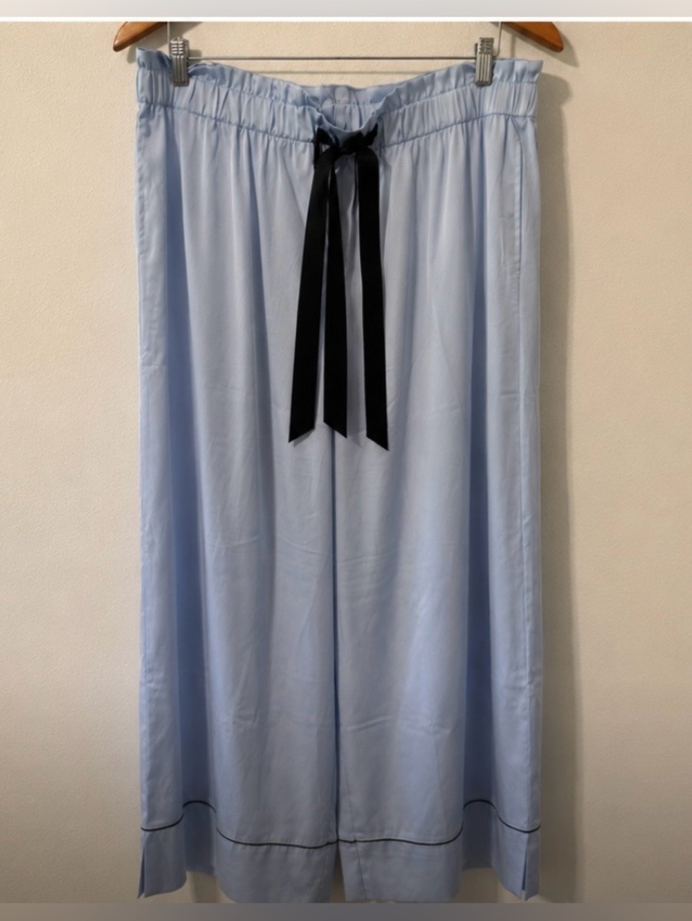 Frederick’s of Hollywood Astoria Collection Satin Wide-leg Pajama Pants